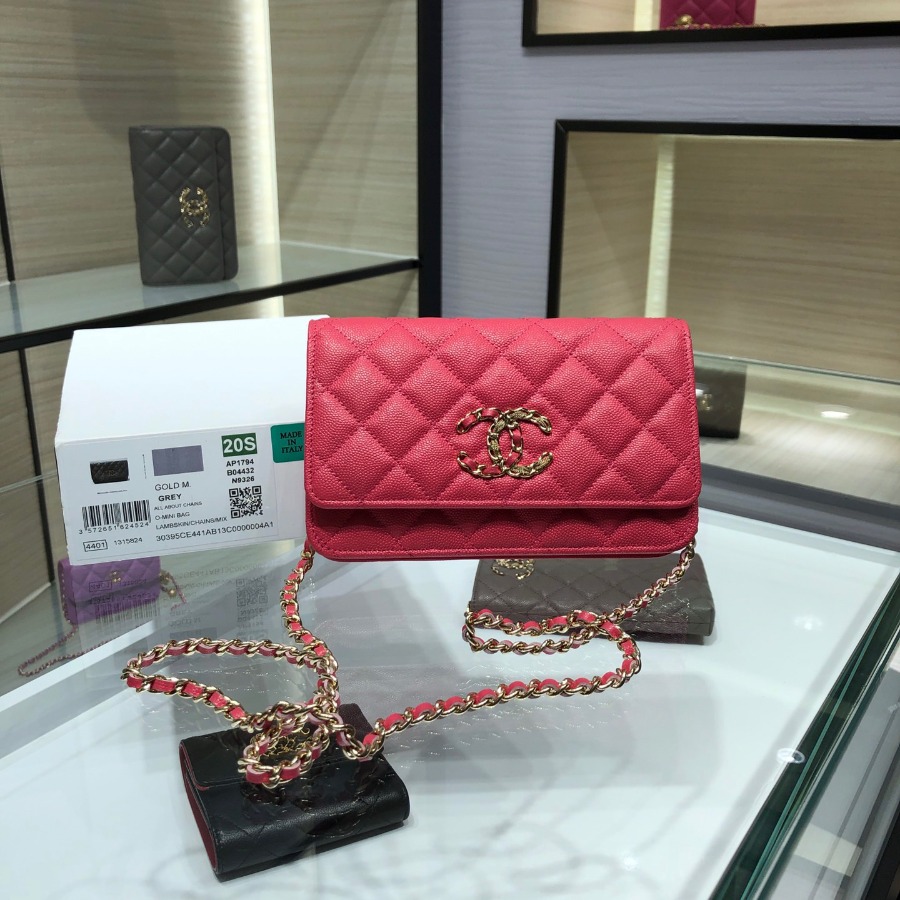 wallet on chain, CHANEL SMALL LEATHER GOODS