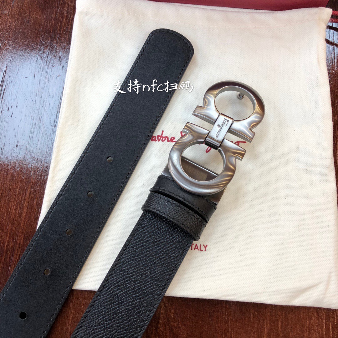 REVERSIBLE AND ADJUSTABLE GANCINI BELT, Salvatore Ferragamo