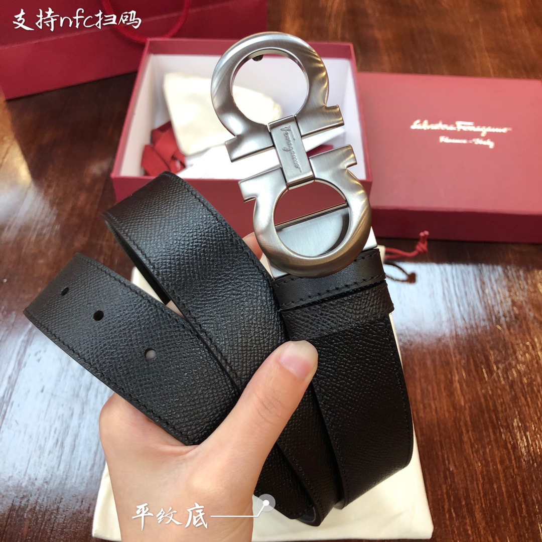 REVERSIBLE AND ADJUSTABLE GANCINI BELT, Salvatore Ferragamo
