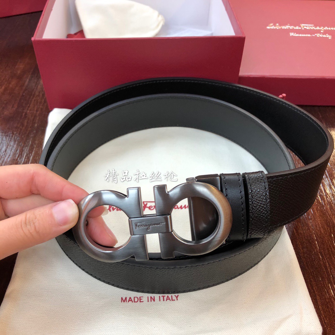REVERSIBLE AND ADJUSTABLE GANCINI BELT, Salvatore Ferragamo