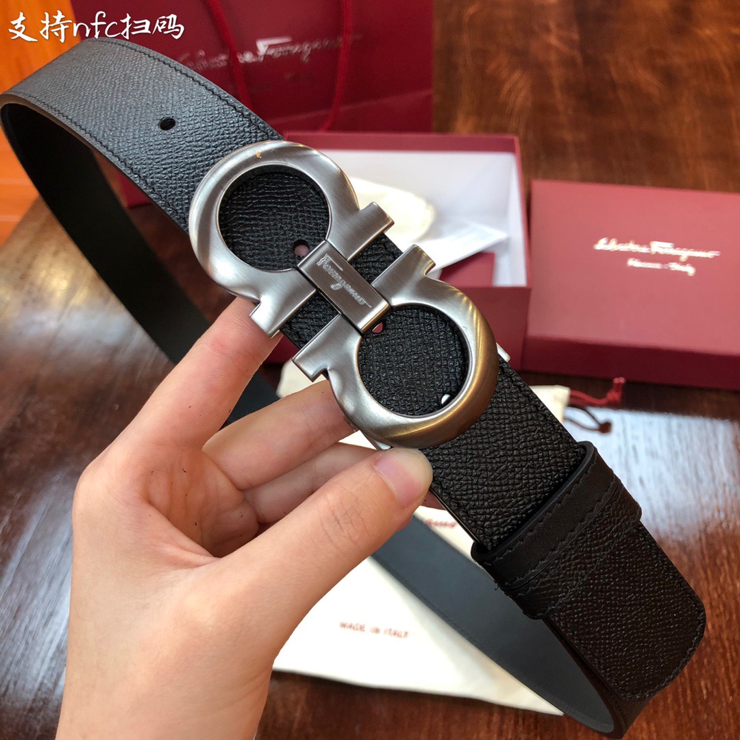 REVERSIBLE AND ADJUSTABLE GANCINI BELT, Salvatore Ferragamo