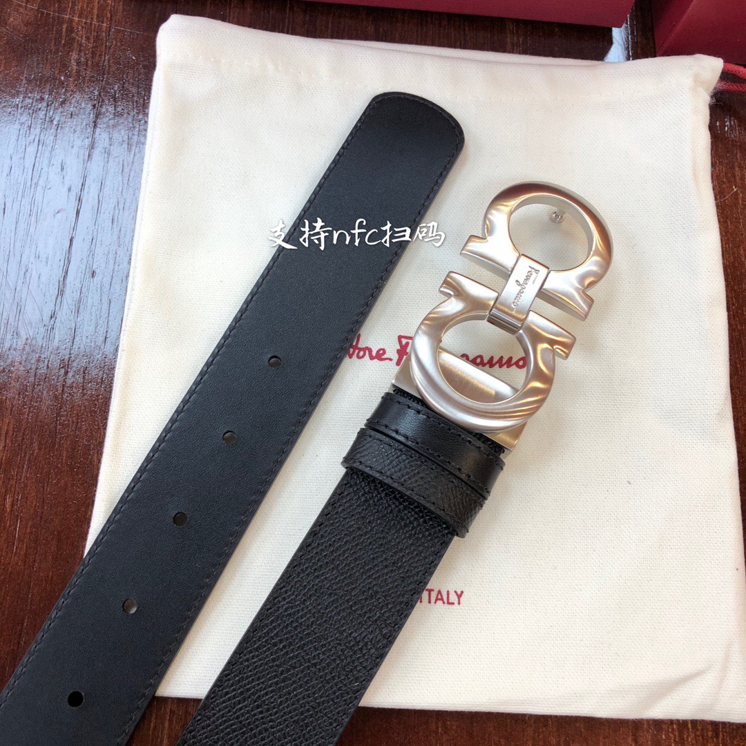 REVERSIBLE AND ADJUSTABLE GANCINI BELT, Salvatore Ferragamo
