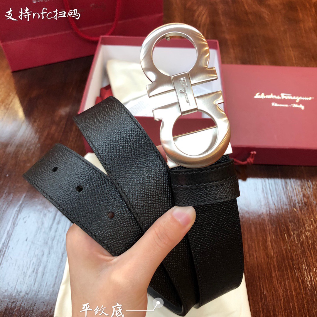 REVERSIBLE AND ADJUSTABLE GANCINI BELT, Salvatore Ferragamo