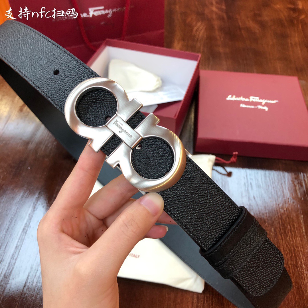 REVERSIBLE AND ADJUSTABLE GANCINI BELT, Salvatore Ferragamo