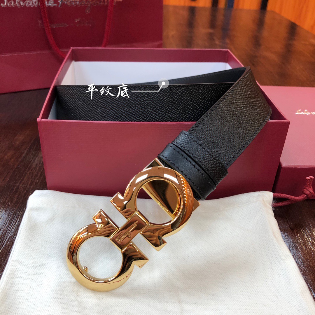 REVERSIBLE AND ADJUSTABLE GANCINI BELT, Salvatore Ferragamo