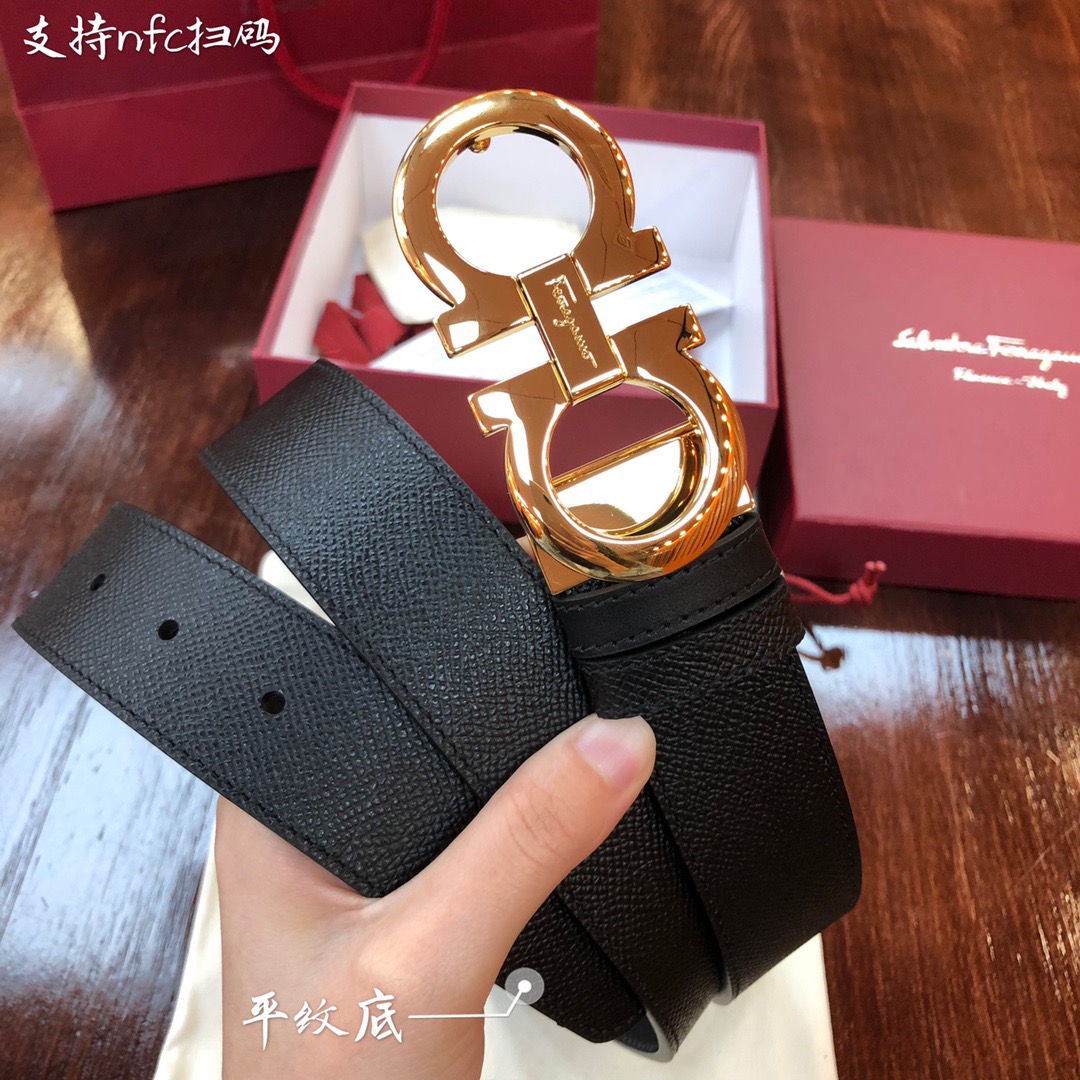 REVERSIBLE AND ADJUSTABLE GANCINI BELT, Salvatore Ferragamo
