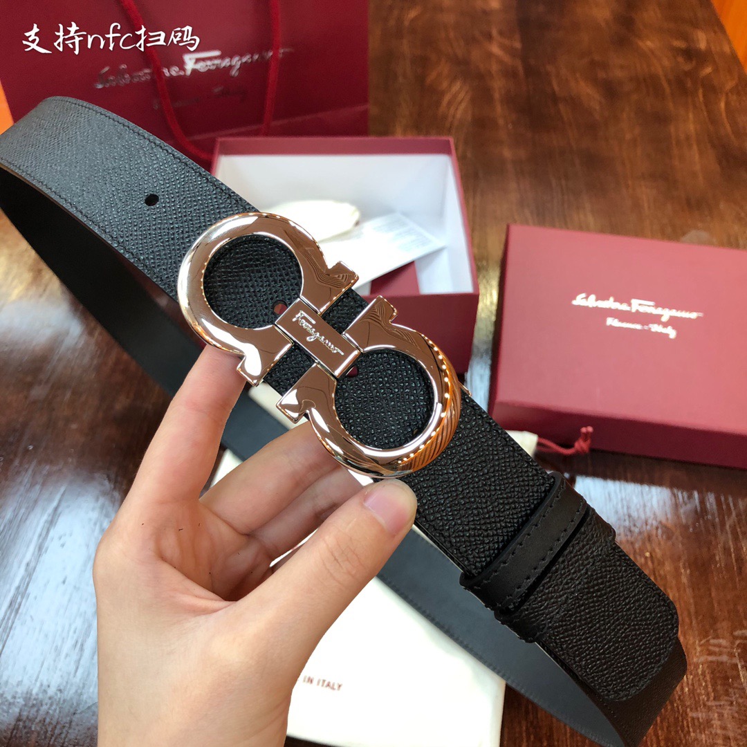 REVERSIBLE AND ADJUSTABLE GANCINI BELT, Salvatore Ferragamo