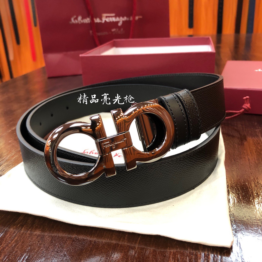 REVERSIBLE AND ADJUSTABLE GANCINI BELT, Salvatore Ferragamo