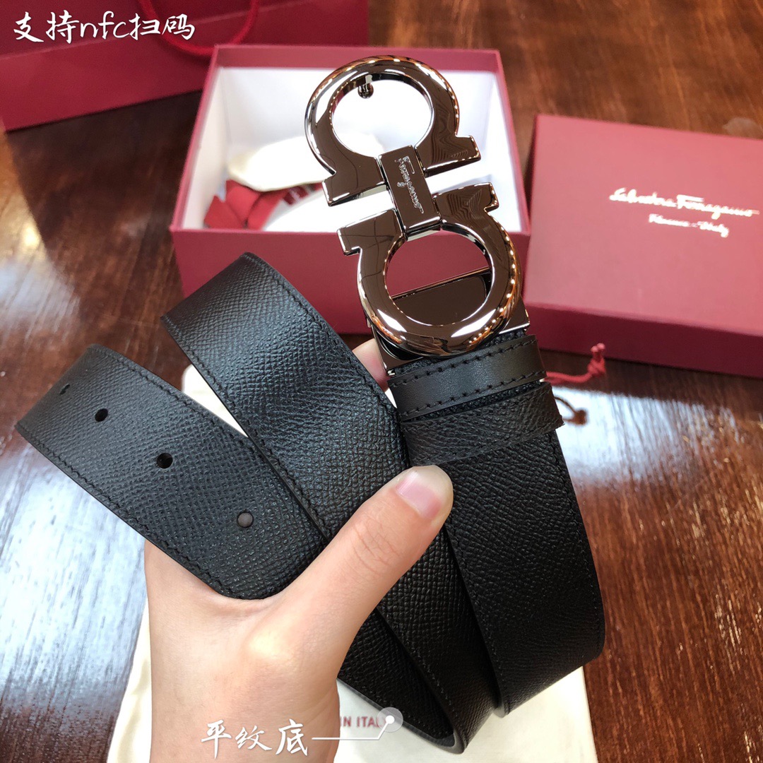 REVERSIBLE AND ADJUSTABLE GANCINI BELT, Salvatore Ferragamo
