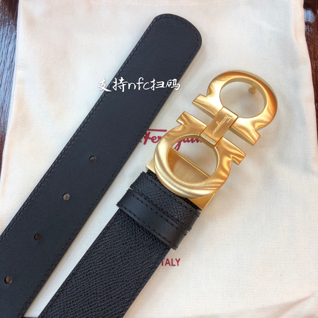 REVERSIBLE AND ADJUSTABLE GANCINI BELT, Salvatore Ferragamo