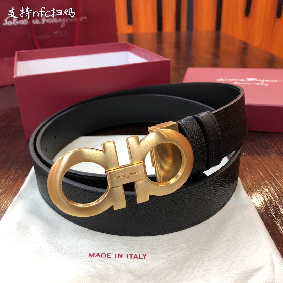 REVERSIBLE AND ADJUSTABLE GANCINI BELT, Salvatore Ferragamo