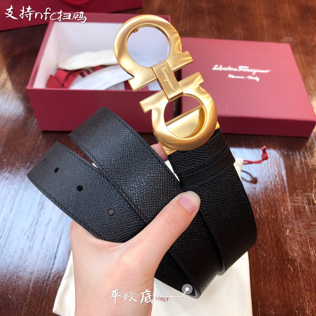 REVERSIBLE AND ADJUSTABLE GANCINI BELT, Salvatore Ferragamo