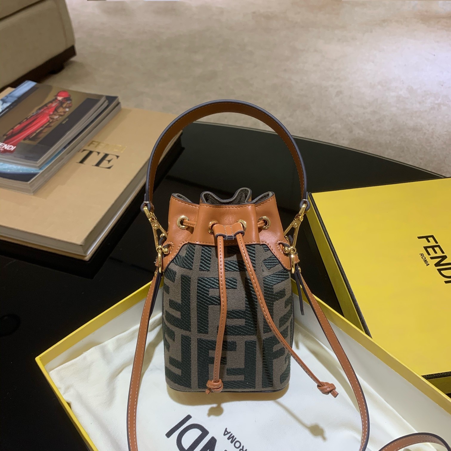 MON TRESOR, Fendi Mini bag in canvas