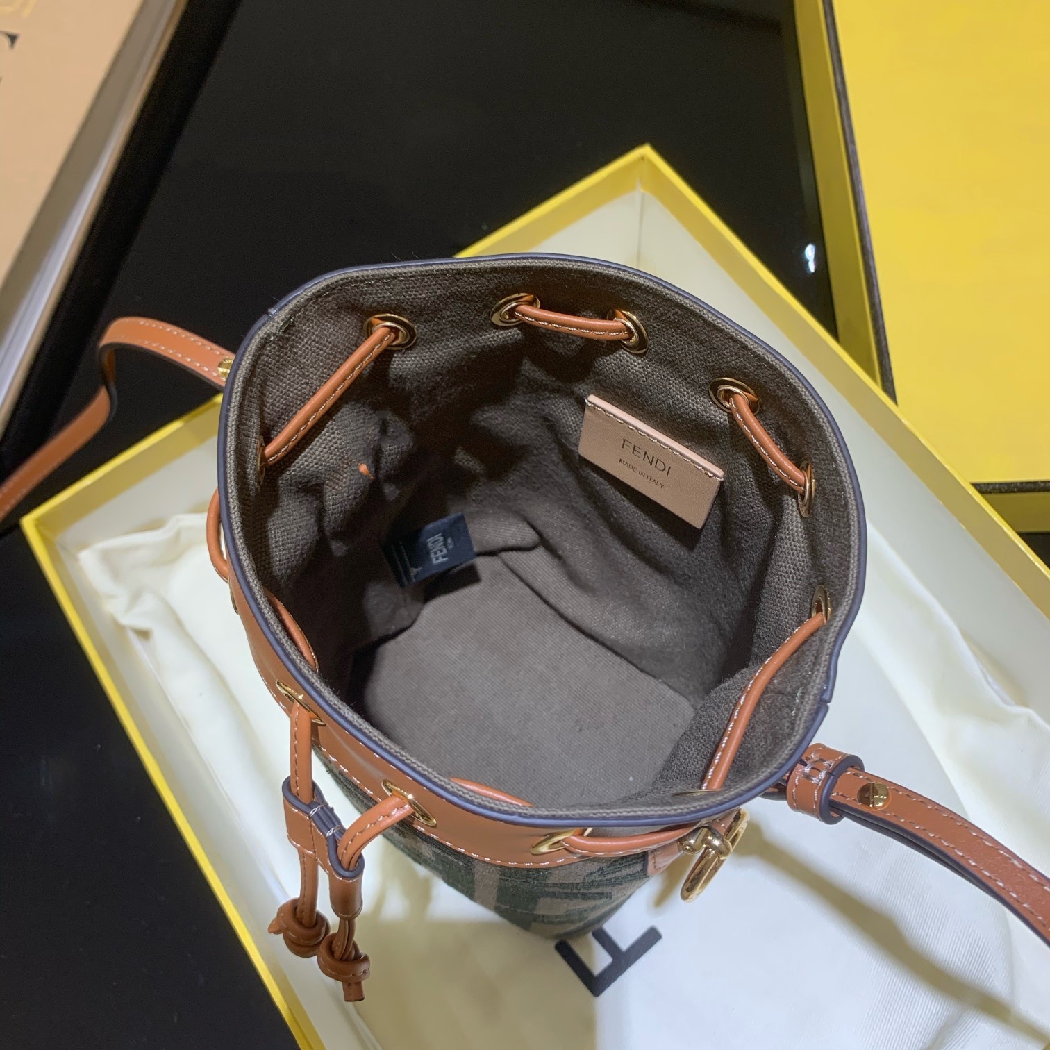 MON TRESOR, Fendi Mini bag in canvas