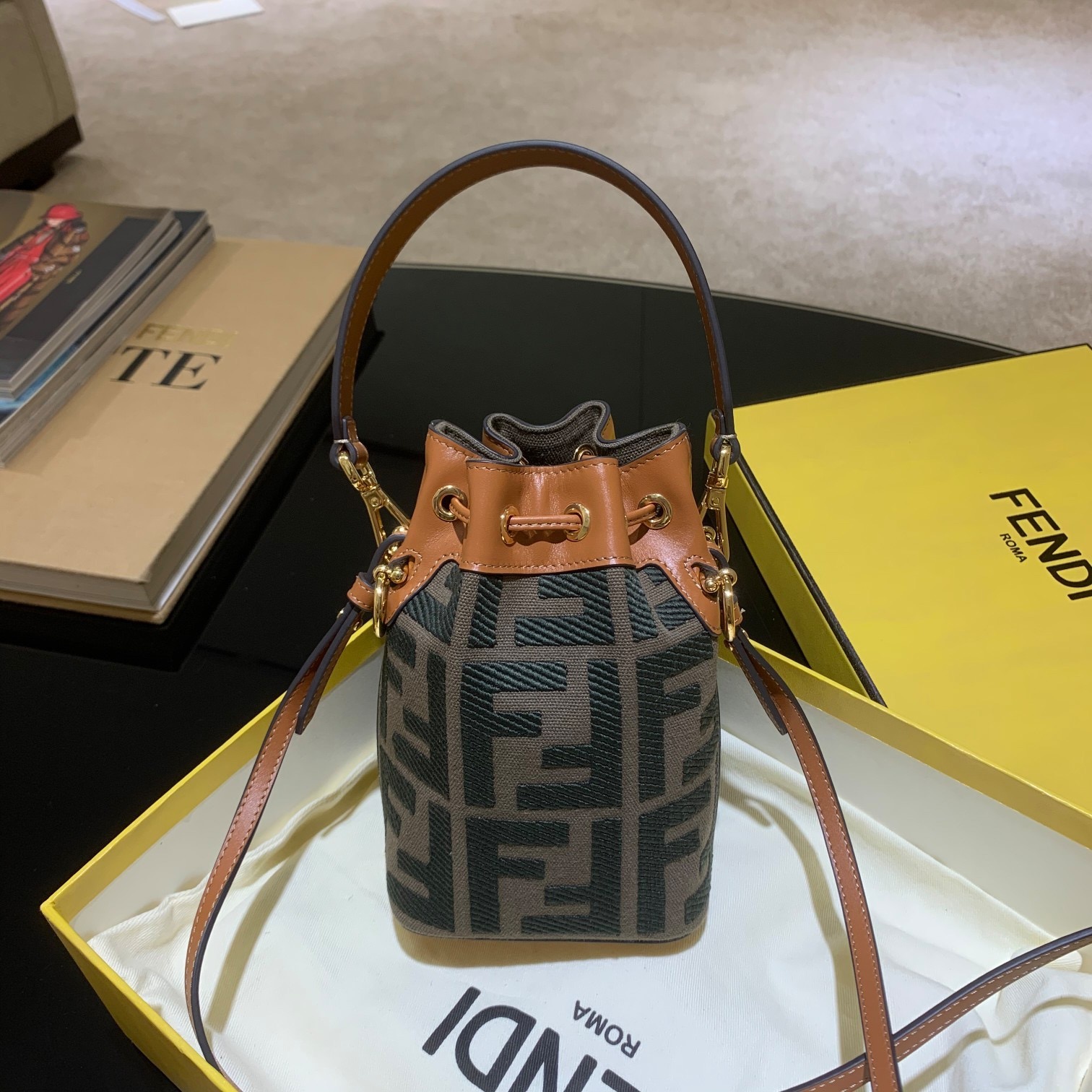 MON TRESOR, Fendi Mini bag in canvas
