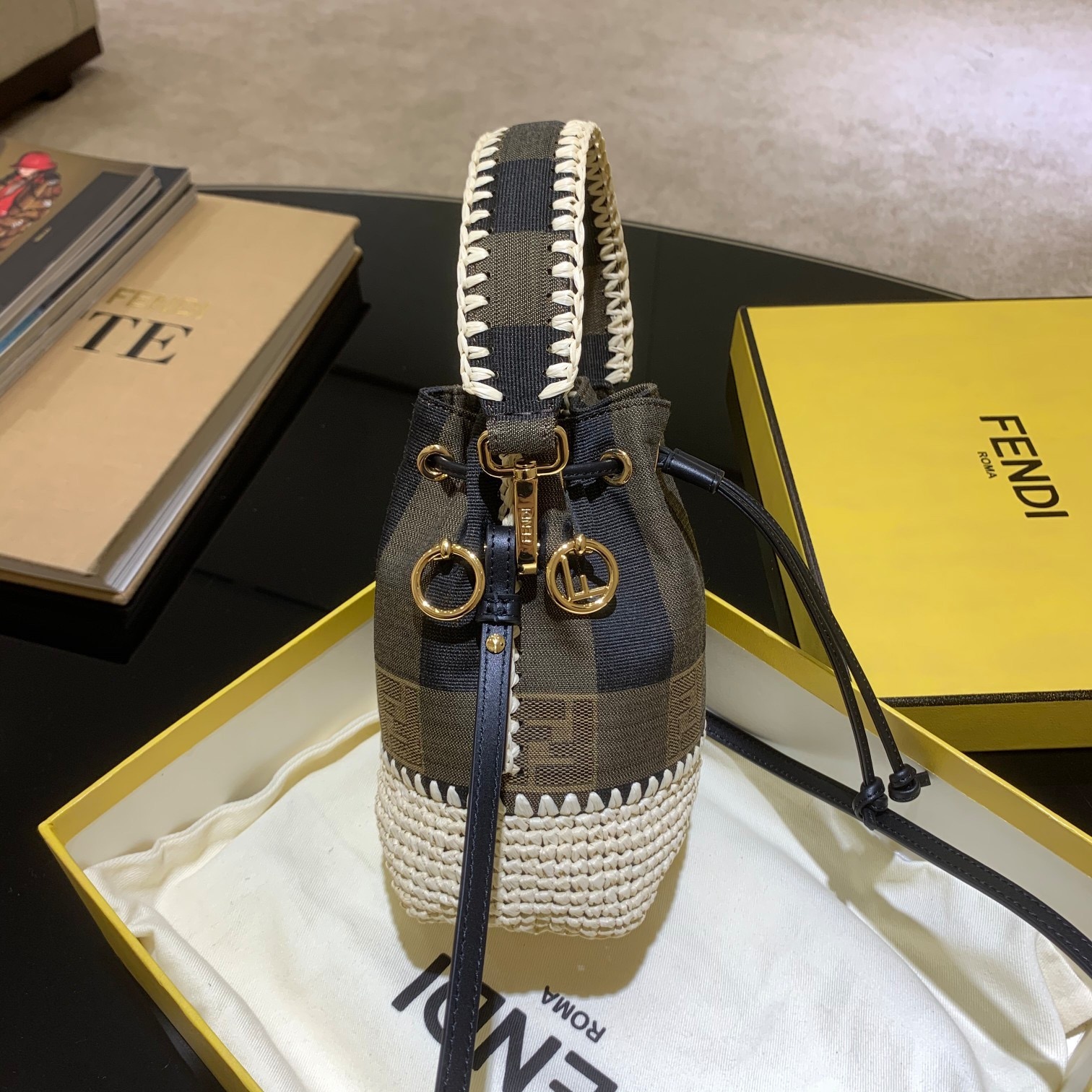 MON TRESOR, Fendi Mini bag in canvas