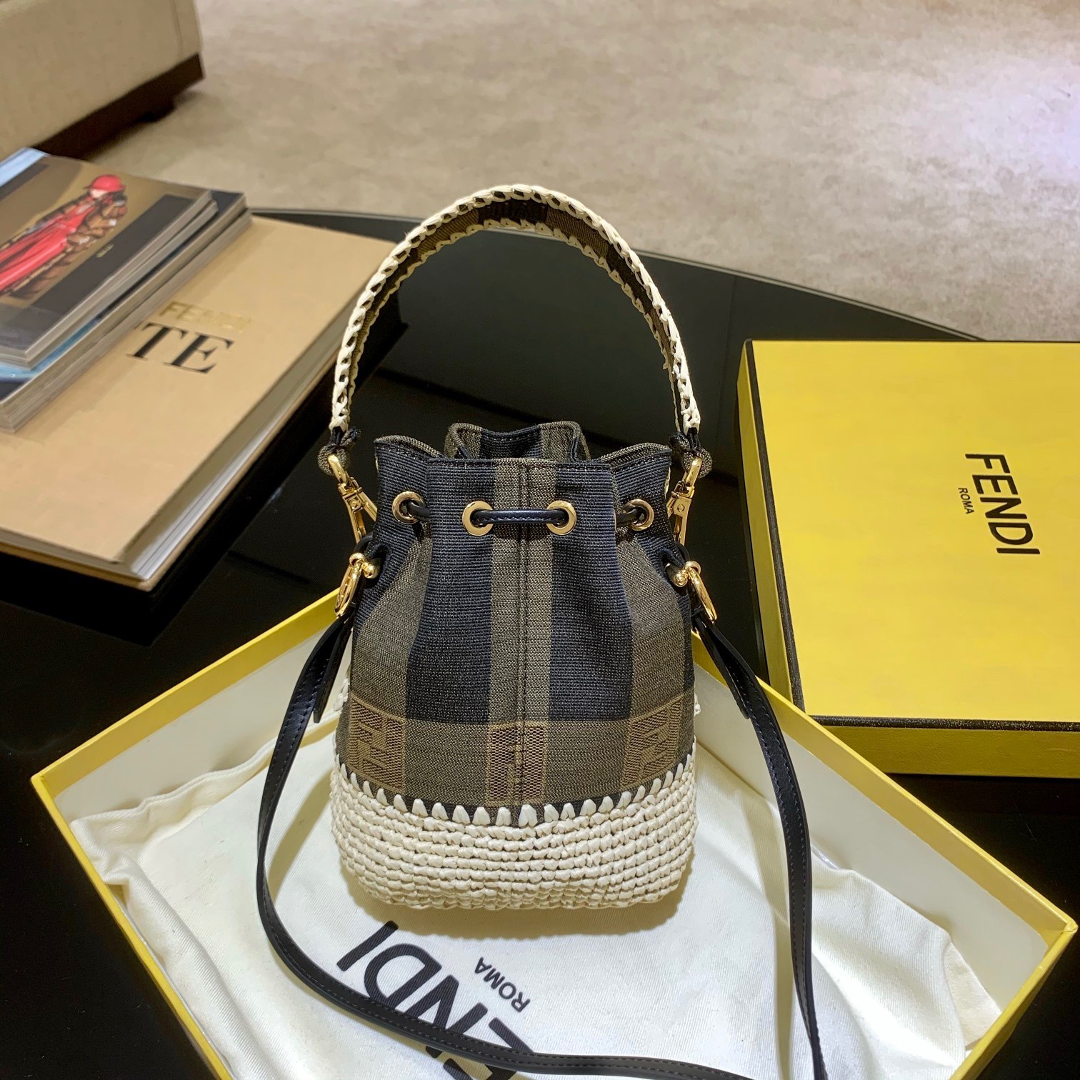 MON TRESOR, Fendi Mini bag in canvas