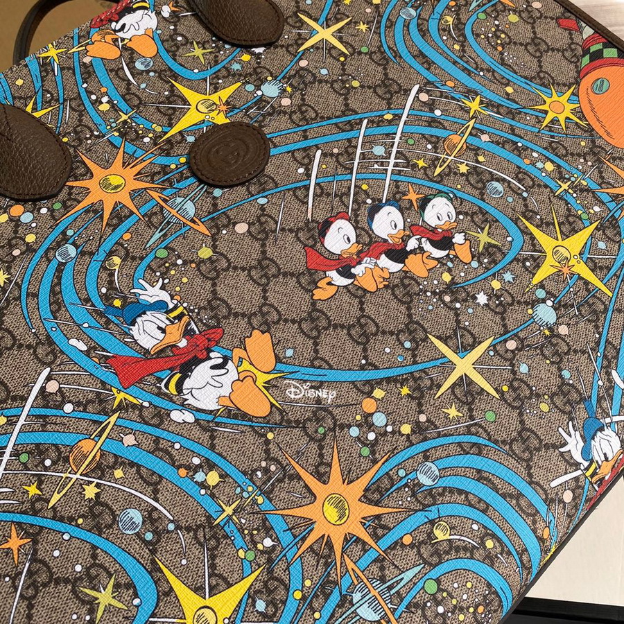 650037 Disney x Gucci Donald Duck tote bag
