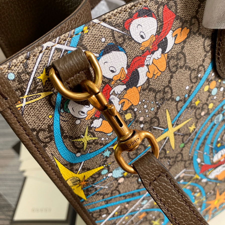 650037 Disney x Gucci Donald Duck tote bag