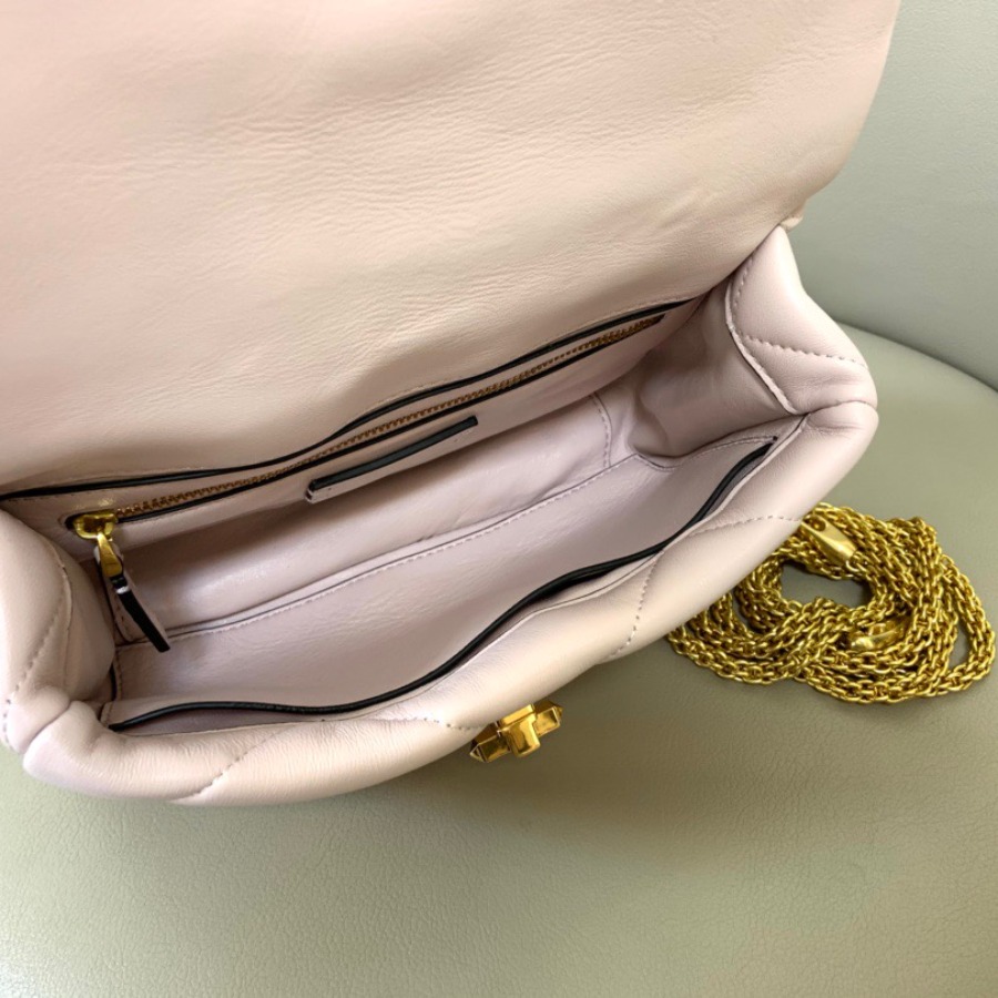 MEDIUM ROMAN STUD THE SHOULDER BAG IN NAPPA WITH CHAIN, Valentino bag