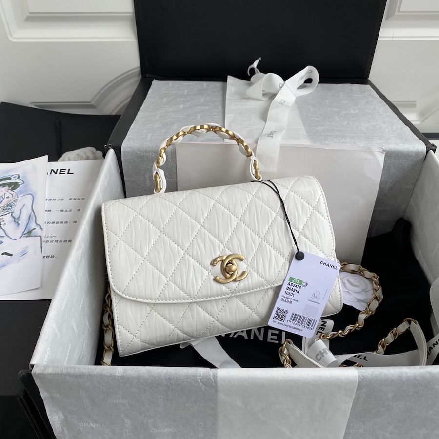 AS2478 mini flap bag with top handle