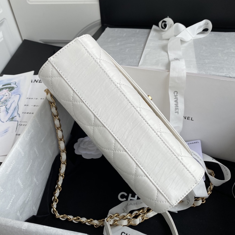 AS2478 mini flap bag with top handle
