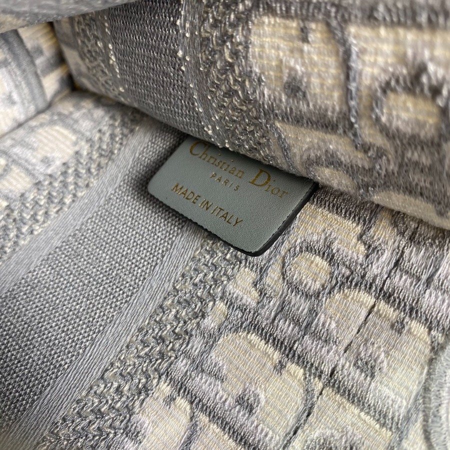 DIOR OBLIQUE EMBROIDERED MINI DIOR BOOK TOTE