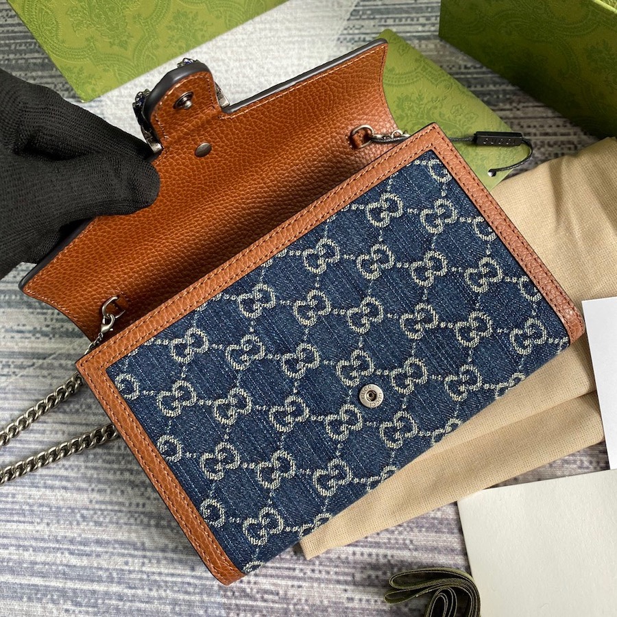 401231 Dionysus GG Supreme chain wallet, GUCCI Chain Wallets for Women