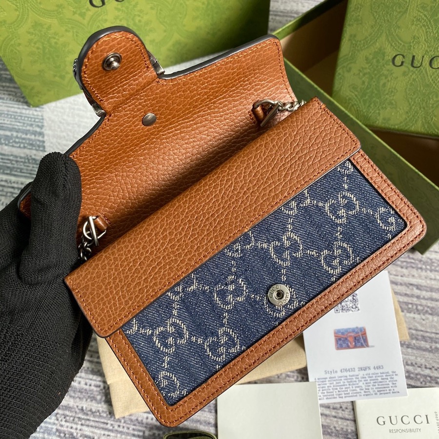 476432 Dionysus super mini leather bag, GUcci Mini Bags for Women