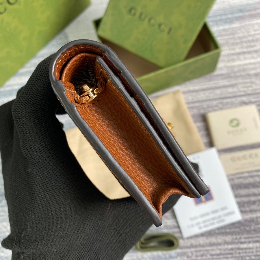 645536 Jackie 1961 card case wallet, gucci Card Holders & Coin Cases for Women