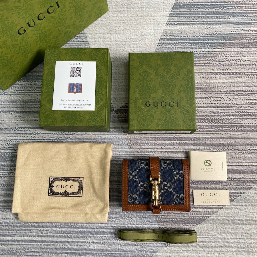 645536 Jackie 1961 card case wallet, gucci Card Holders & Coin Cases for Women