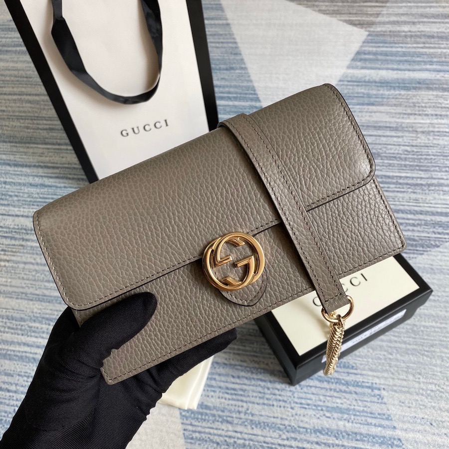 510314 GG Marmont leather mini chain bag, GUCCI
