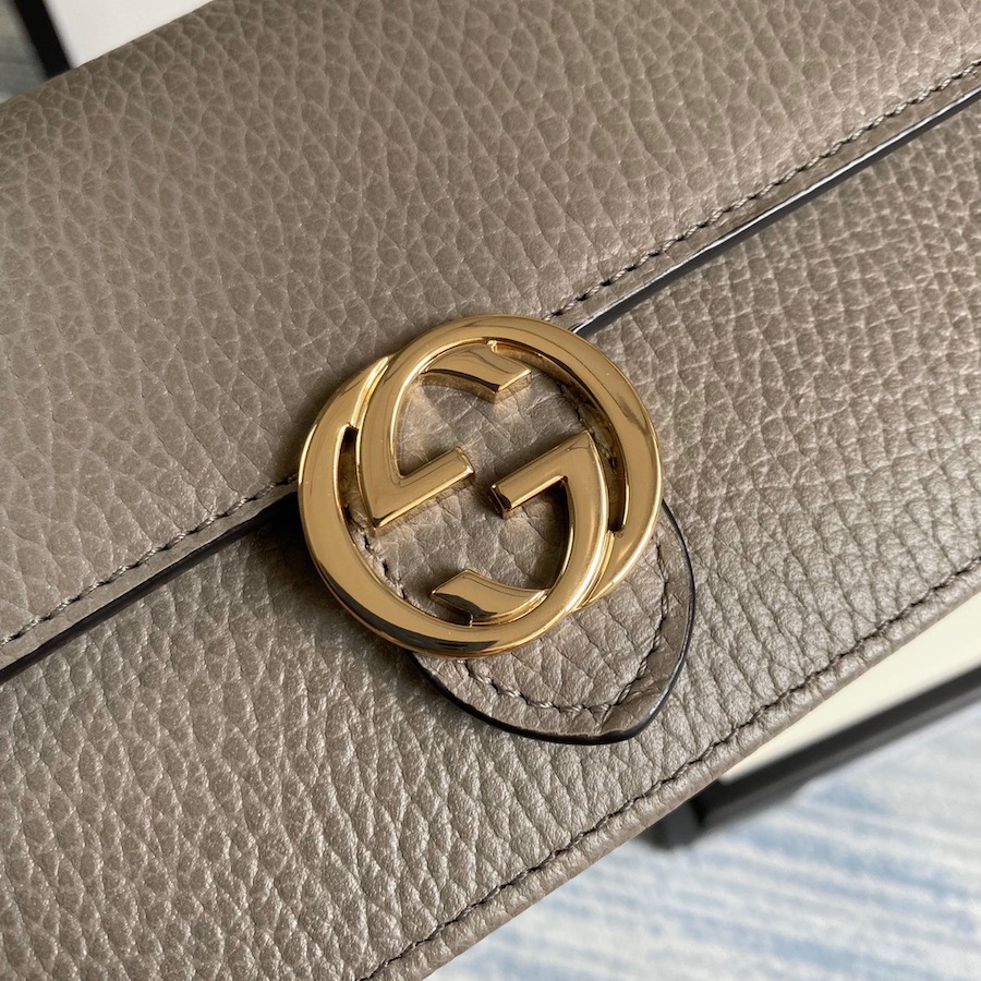 510314 GG Marmont leather mini chain bag, GUCCI