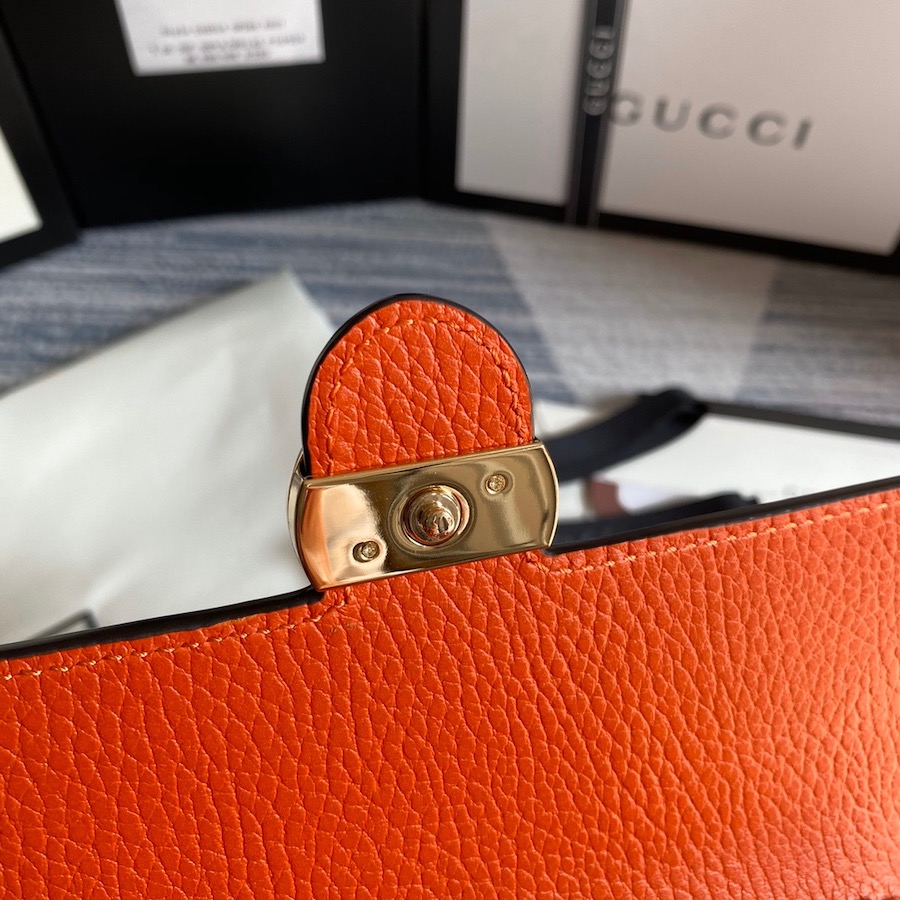 510314 GG Marmont leather mini chain bag, GUCCI