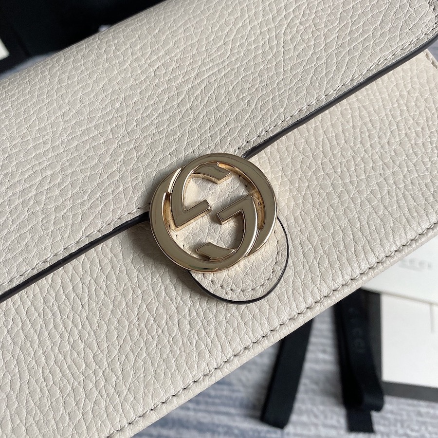 510314 GG Marmont leather mini chain bag, GUCCI