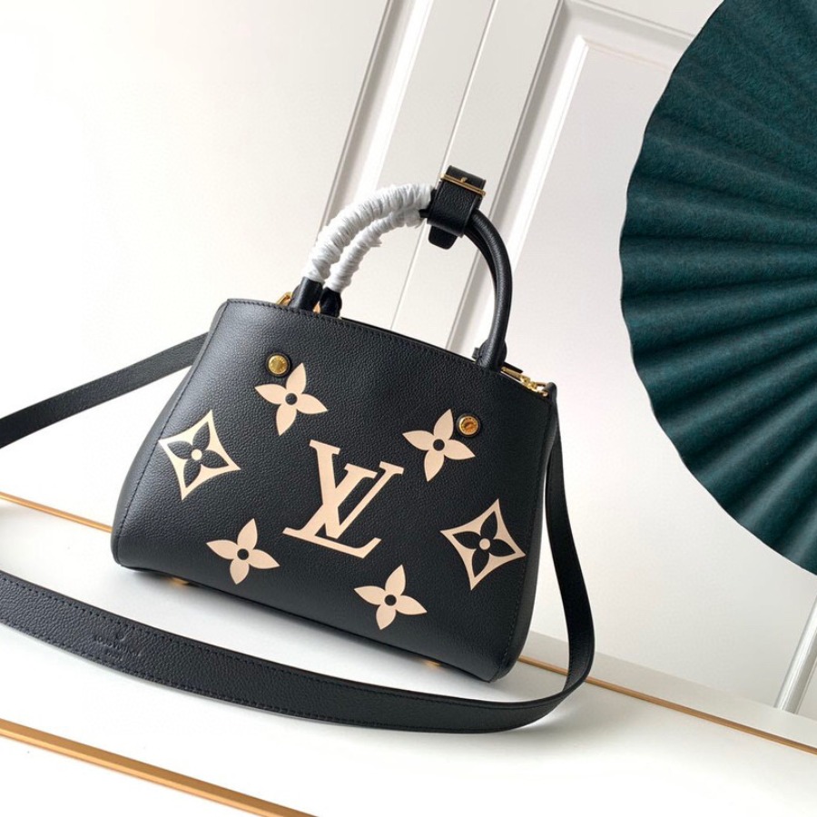 M45778  MONTAIGNE BB, LOUIS VUITTON LV HANDBAG