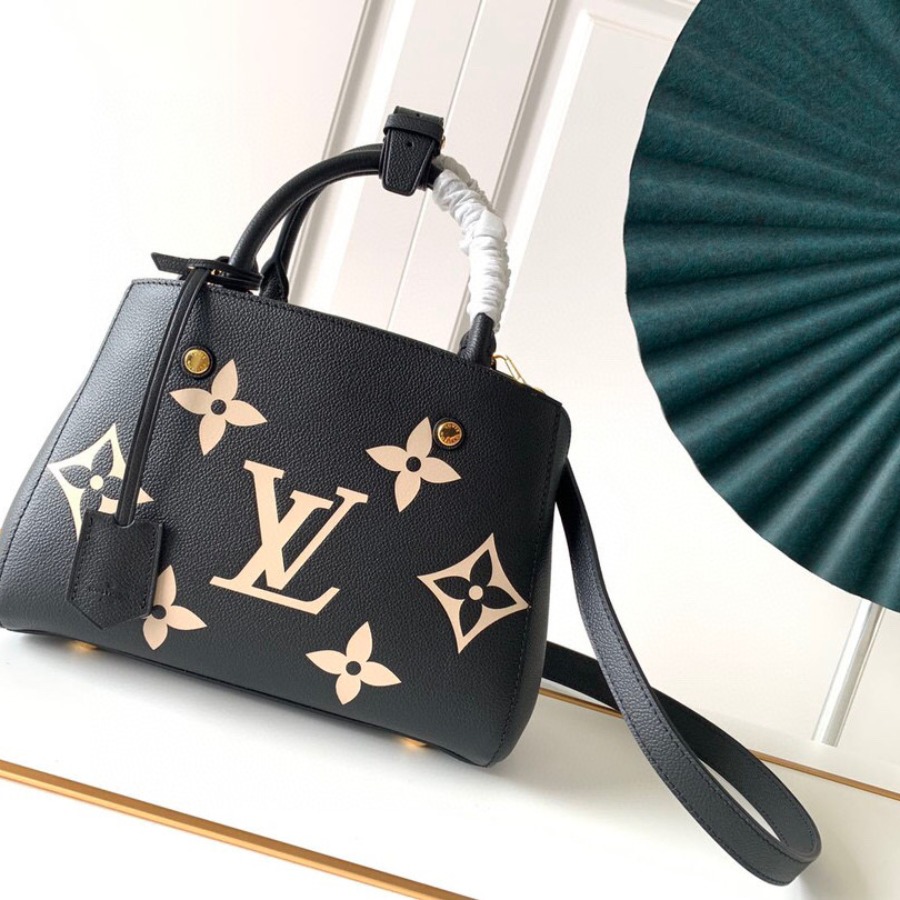 M45778  MONTAIGNE BB, LOUIS VUITTON LV HANDBAG