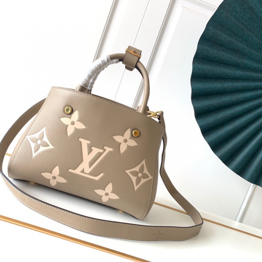 M45489  MONTAIGNE BB, LOUIS VUITTON LV HANDBAG