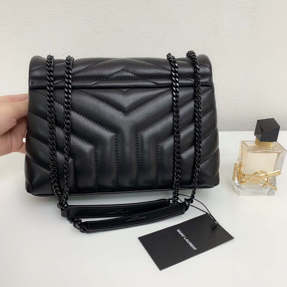 494699 LOULOU SMALL IN MATELASSÉ “Y” LEATHER, YSL SAINT LAURENT