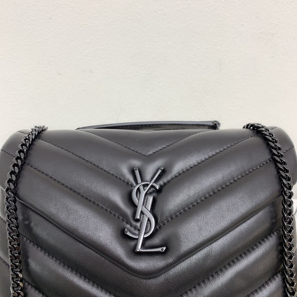 494699 LOULOU SMALL IN MATELASSÉ “Y” LEATHER, YSL SAINT LAURENT
