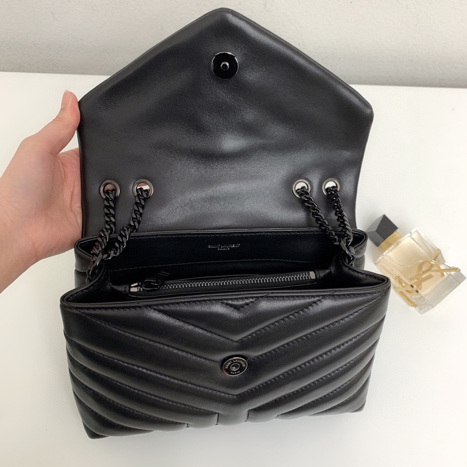 494699 LOULOU SMALL IN MATELASSÉ “Y” LEATHER, YSL SAINT LAURENT