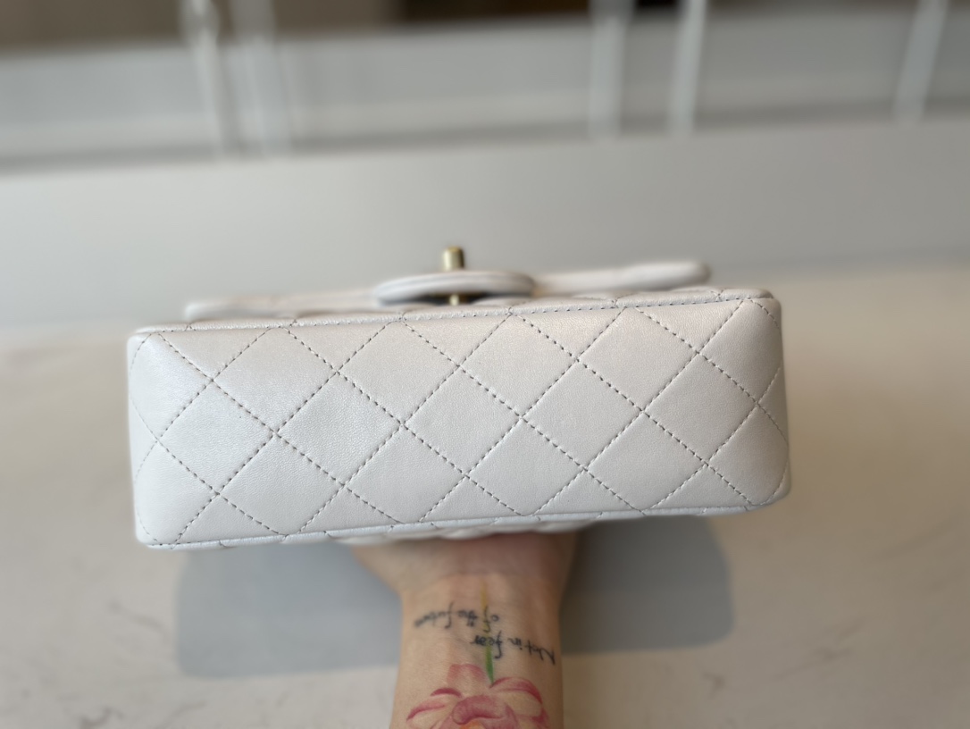 AS2431 mini flap bag with top handle