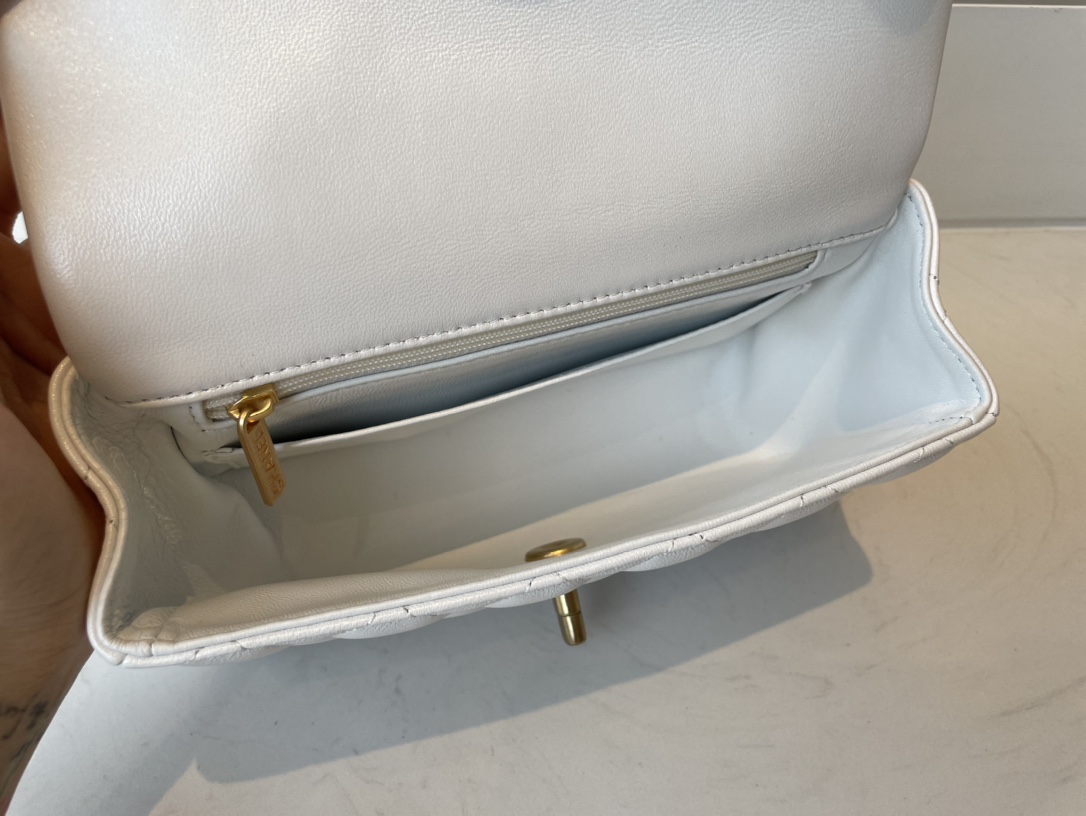 AS2431 mini flap bag with top handle