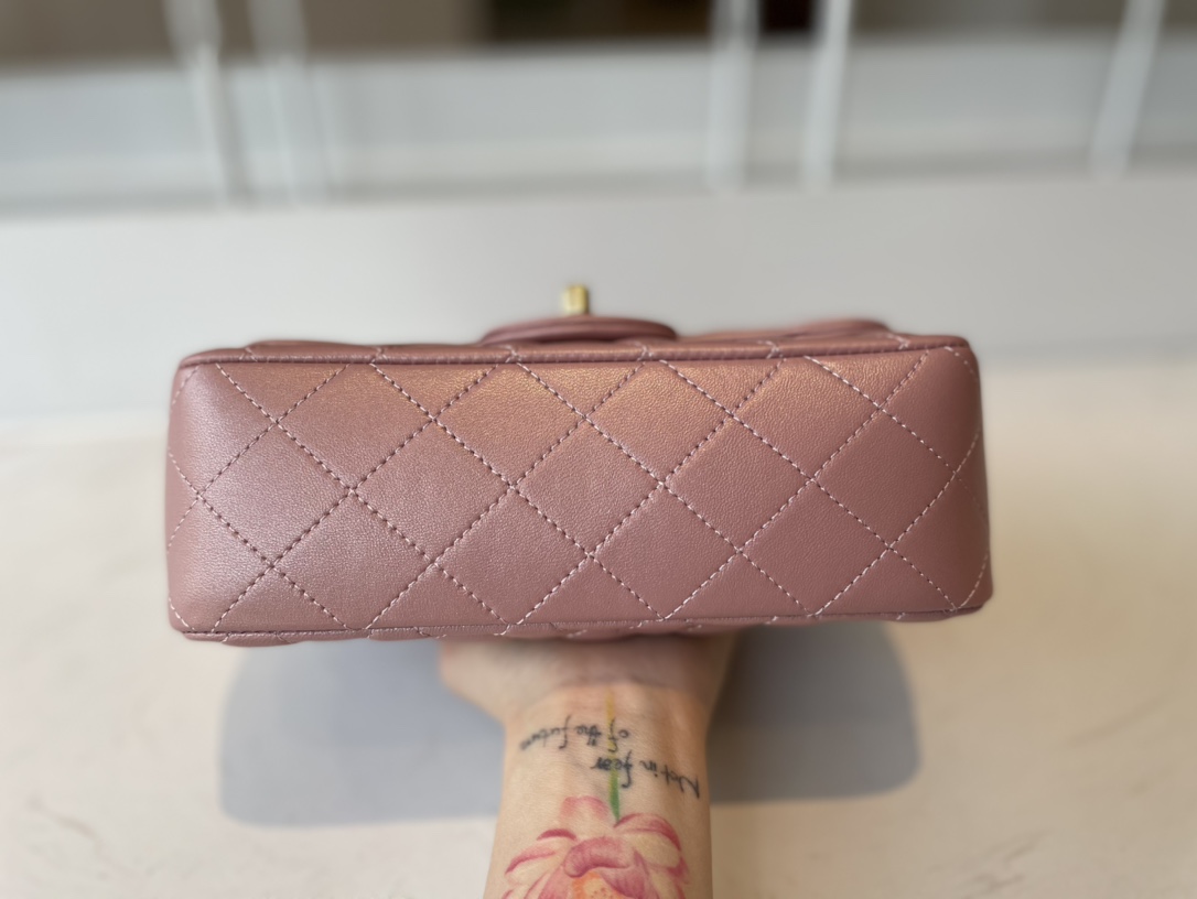 AS2431 mini flap bag with top handle