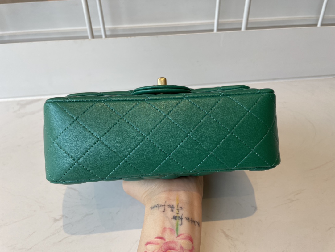 AS2431 mini flap bag with top handle