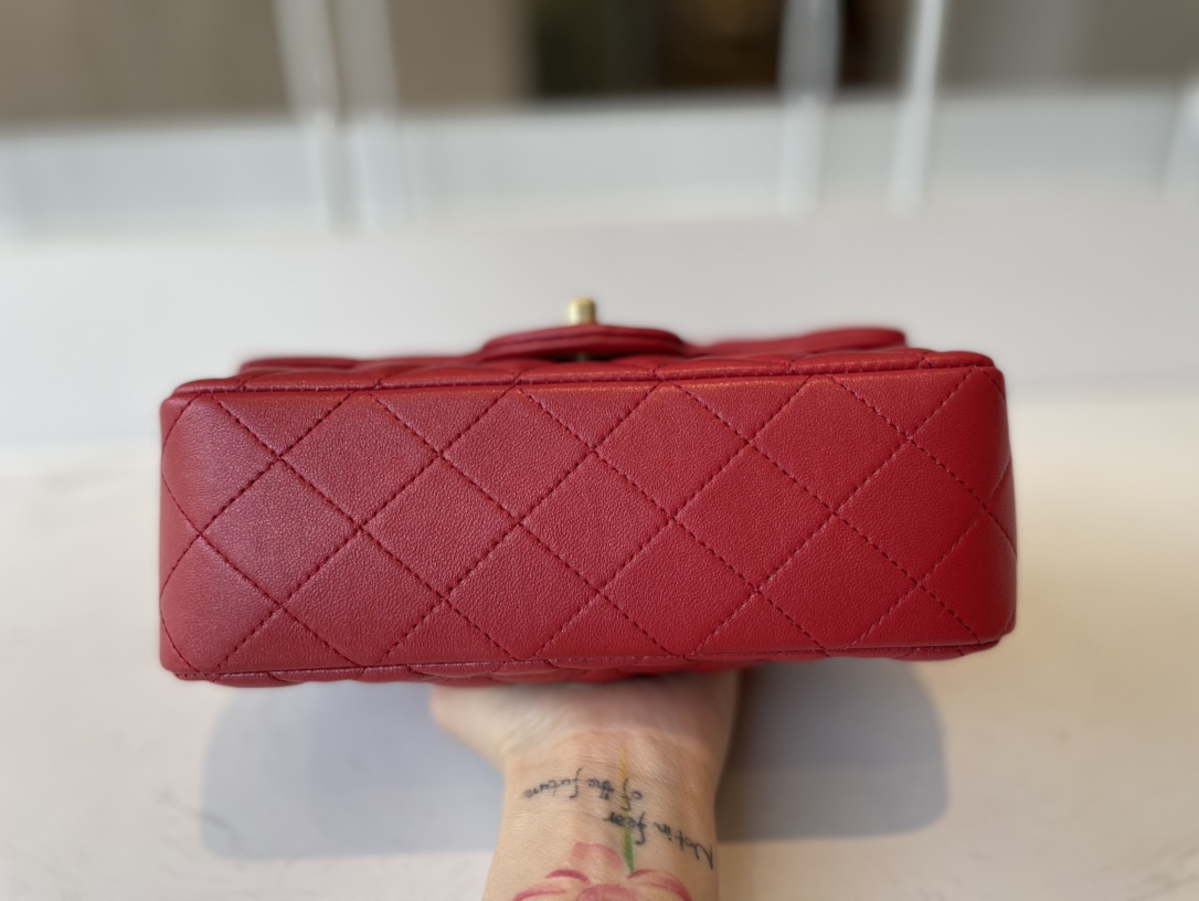 AS2431 mini flap bag with top handle