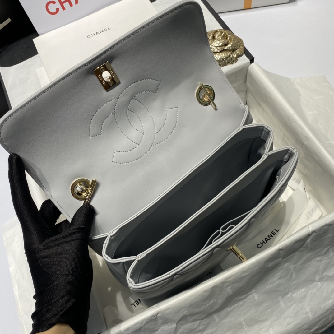 A92236, Small Flap Bag with Top Handle