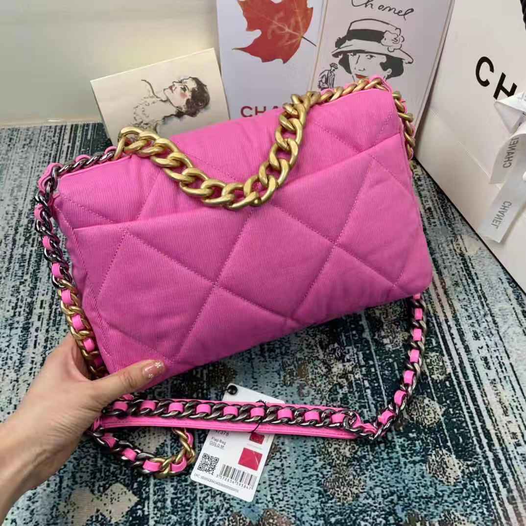 AS1161 chanel 19 large flap bag, CHANEL HANDBAGS