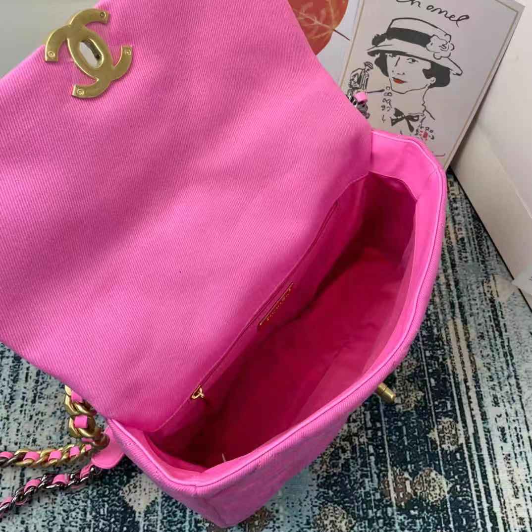 AS1161 chanel 19 large flap bag, CHANEL HANDBAGS