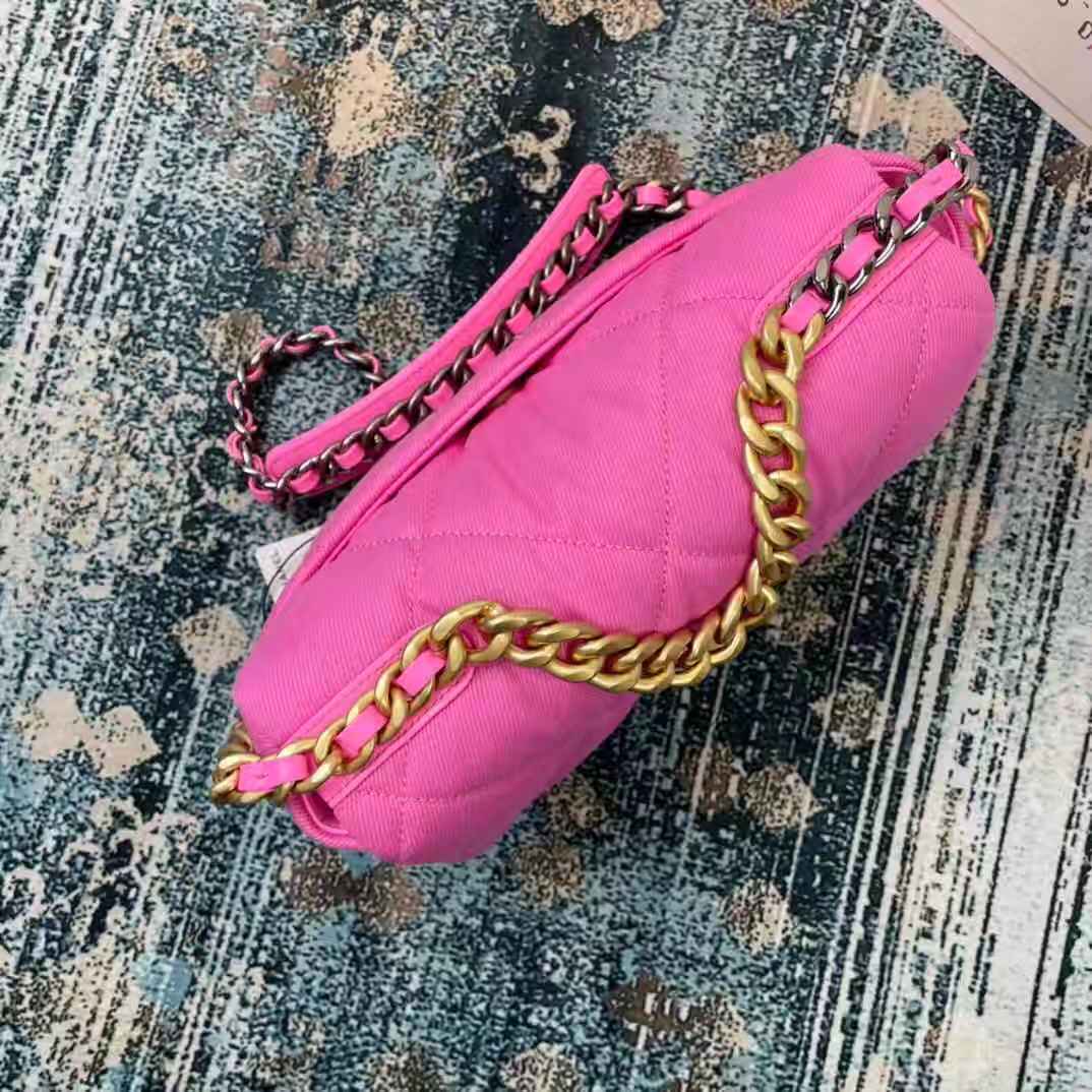 AS1160 chanel 19 small flap bag, CHANEL HANDBAGS